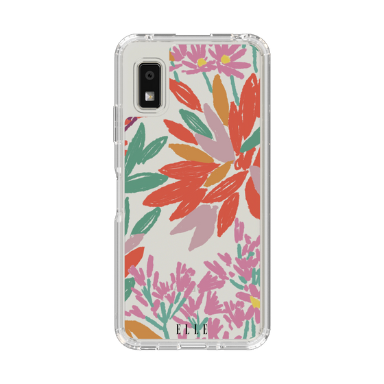 スリムプロテクションケース［ ELLE - フローラル ］