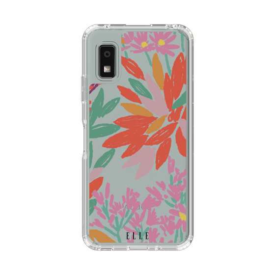 スリムプロテクションケース［ ELLE - フローラル ］