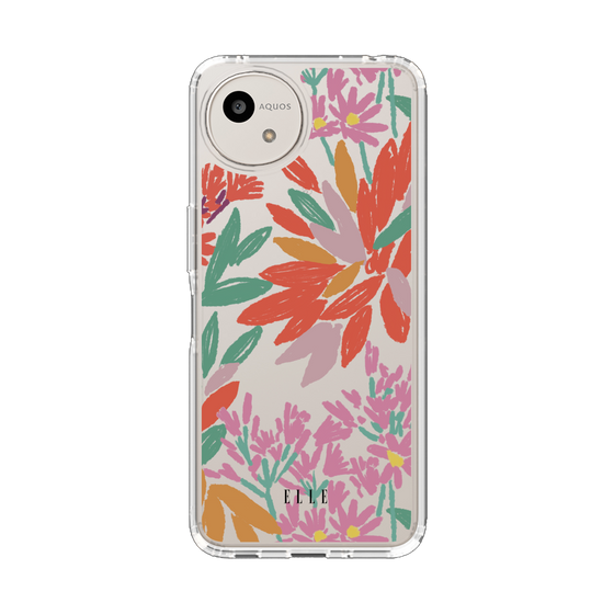 スリムプロテクションケース［ ELLE - フローラル ］