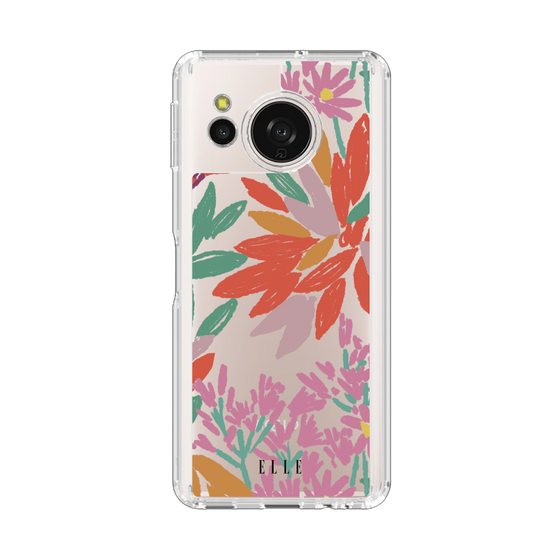 スリムプロテクションケース［ ELLE - フローラル ］