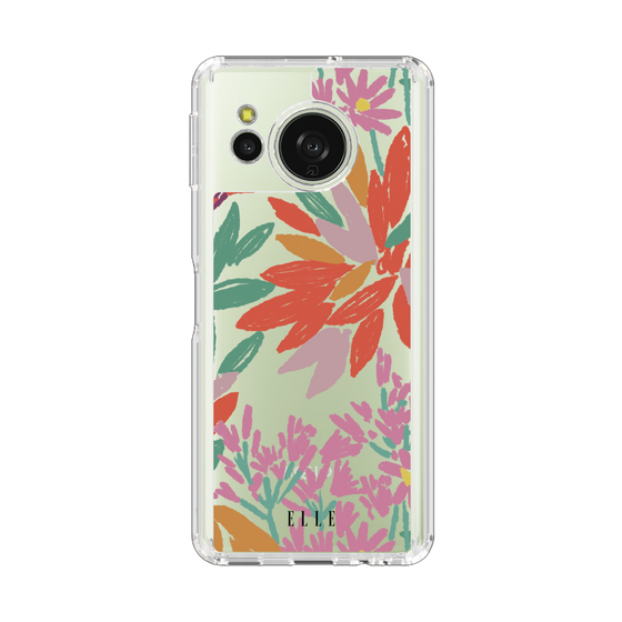 スリムプロテクションケース［ ELLE - フローラル ］