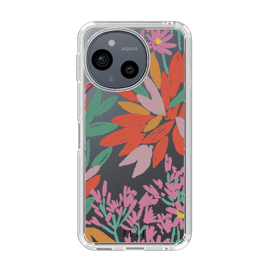 スリムプロテクションケース［ ELLE - フローラル ］