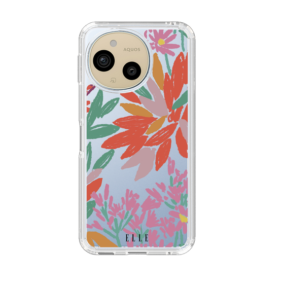 スリムプロテクションケース［ ELLE - フローラル ］