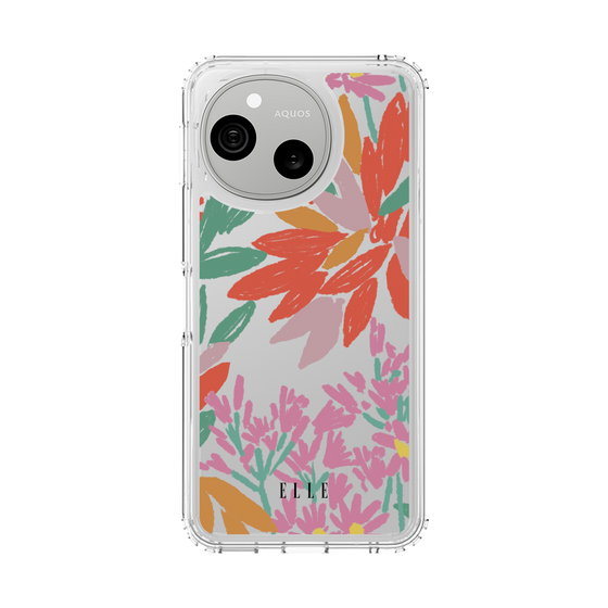 スリムプロテクションケース［ ELLE - フローラル ］