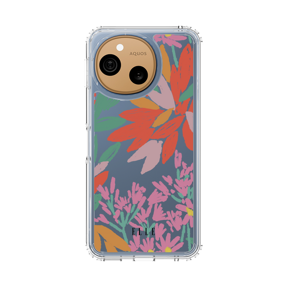 スリムプロテクションケース［ ELLE - フローラル ］