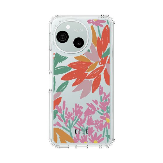 スリムプロテクションケース［ ELLE - フローラル ］