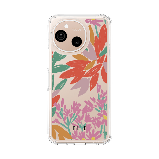 スリムプロテクションケース［ ELLE - フローラル ］