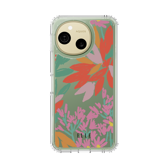 スリムプロテクションケース［ ELLE - フローラル ］