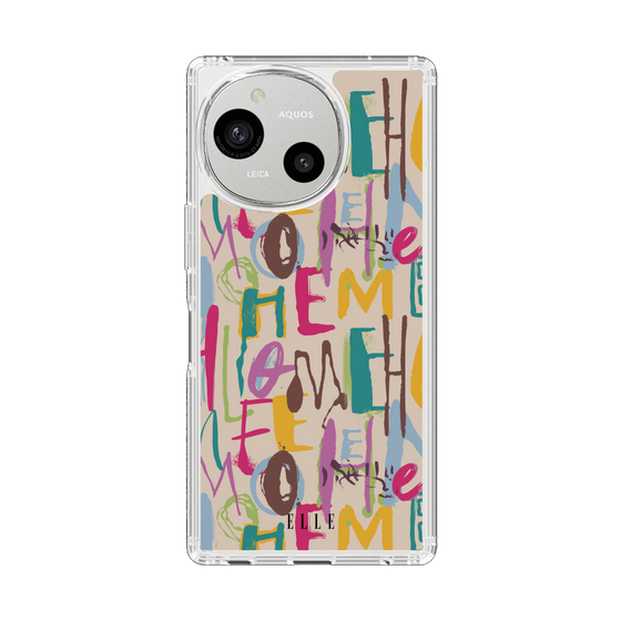 スリムプロテクションケース［ ELLE - グラフィティ ］