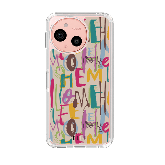 スリムプロテクションケース［ ELLE - グラフィティ ］