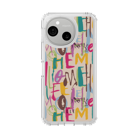 スリムプロテクションケース［ ELLE - グラフィティ ］