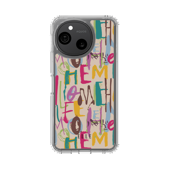 スリムプロテクションケース［ ELLE - グラフィティ ］