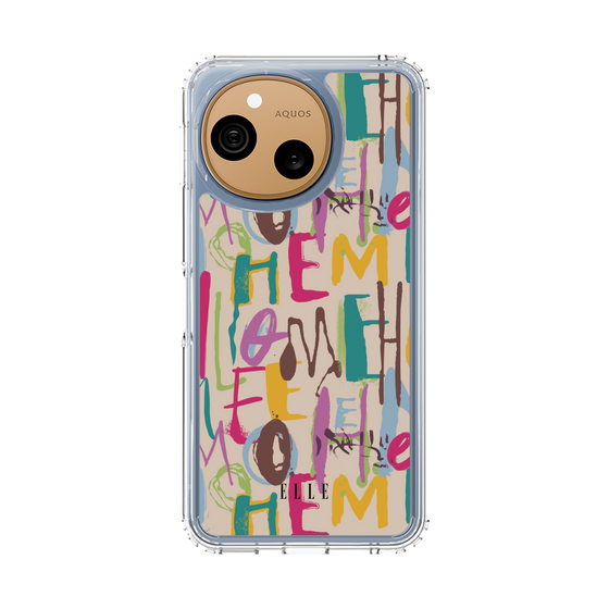 スリムプロテクションケース［ ELLE - グラフィティ ］