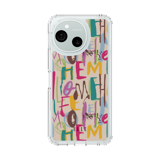 スリムプロテクションケース［ ELLE - グラフィティ ］