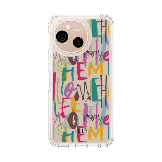 スリムプロテクションケース［ ELLE - グラフィティ ］