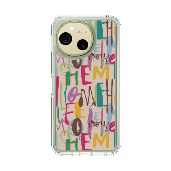 スリムプロテクションケース［ ELLE - グラフィティ ］