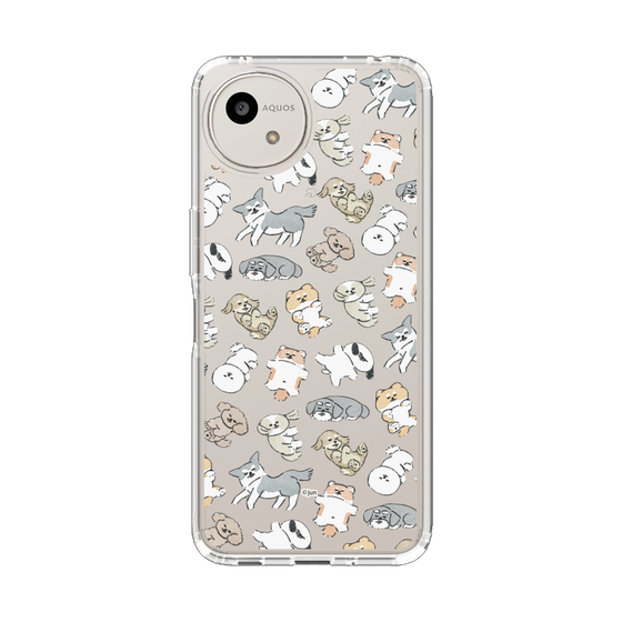 スリムプロテクションケース［ こんにちは、いぬです - おひるね ］