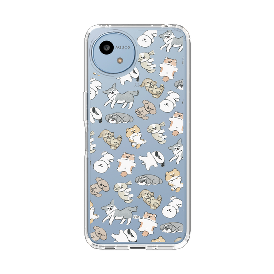 スリムプロテクションケース［ こんにちは、いぬです - おひるね ］