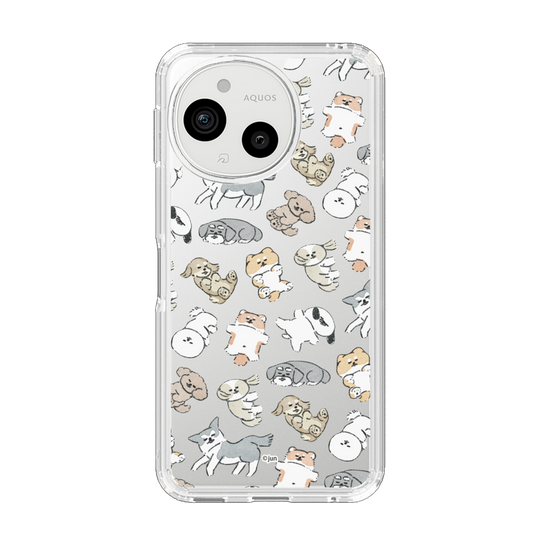 スリムプロテクションケース［ こんにちは、いぬです - おひるね ］