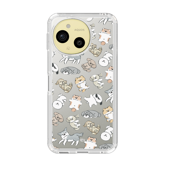 スリムプロテクションケース［ こんにちは、いぬです - おひるね ］