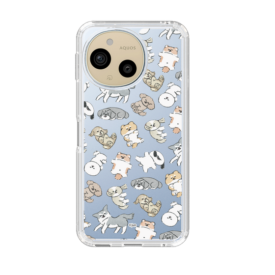 スリムプロテクションケース［ こんにちは、いぬです - おひるね ］