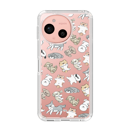 スリムプロテクションケース［ こんにちは、いぬです - おひるね ］