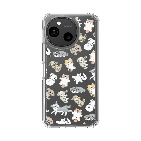 スリムプロテクションケース［ こんにちは、いぬです - おひるね ］