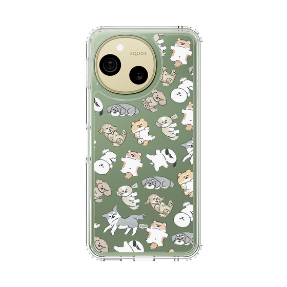 スリムプロテクションケース［ こんにちは、いぬです - おひるね ］