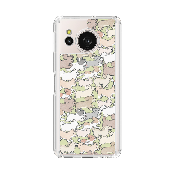 スリムプロテクションケース［ こんにちは、いぬです - いぬだらけ ］