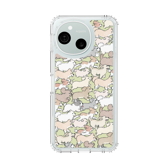 スリムプロテクションケース［ こんにちは、いぬです - いぬだらけ ］