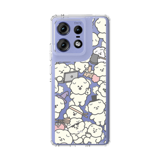 スリムプロテクションケース［ もっさりもさお - もさもさ - クリア ］