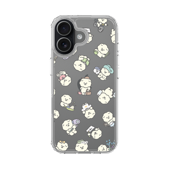 スリムプロテクションケース［ もっさりもさお - もさおがいっぱい - クリア ］