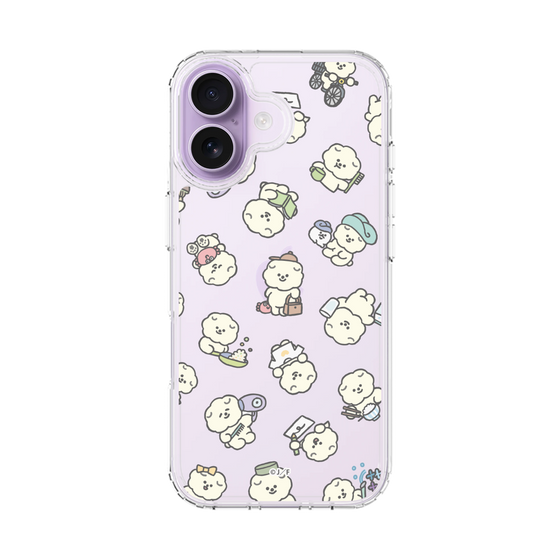 スリムプロテクションケース［ もっさりもさお - もさおがいっぱい - クリア ］