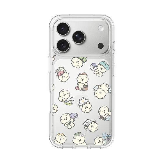 スリムプロテクションケース［ もっさりもさお - もさおがいっぱい - クリア ］
