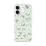 スリムプロテクションケース［ もっさりもさお - もさおがいっぱい - グリーン ］