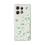 スリムプロテクションケース［ もっさりもさお - もさおがいっぱい - グリーン ］