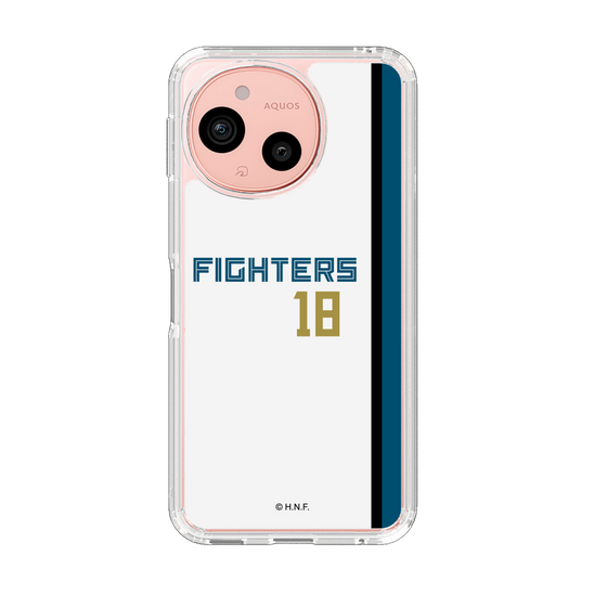 スリムプロテクションケース［ 北海道日本ハムファイターズ - ホーム #18 YAMASAKI - 表 ］