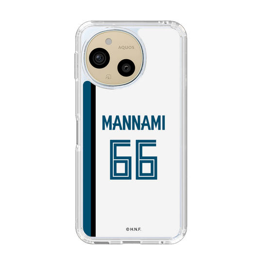 スリムプロテクションケース［ 北海道日本ハムファイターズ - ホーム #66 MANNAMI ］