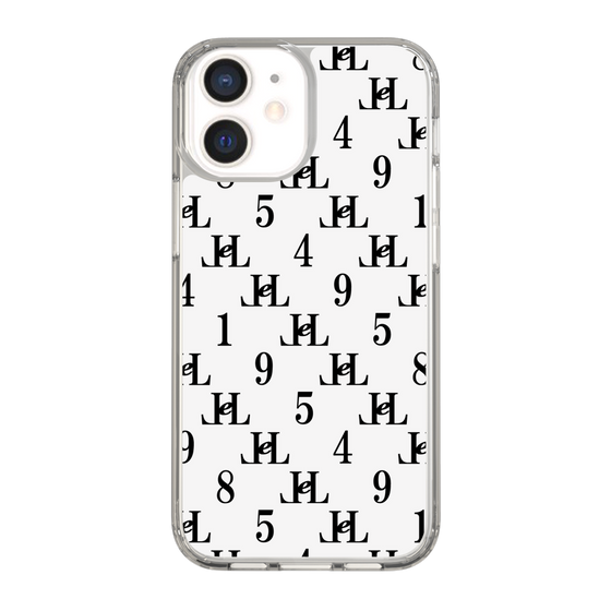 スリムプロテクションケース［ Chell classy - Monogram - White ］