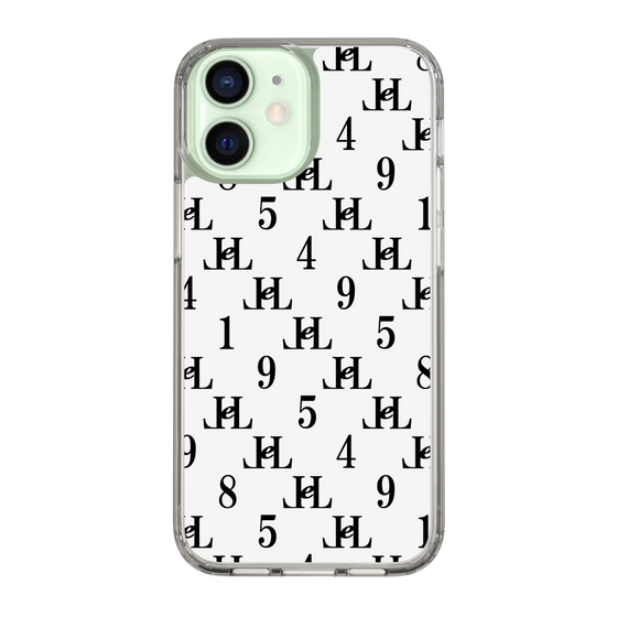 スリムプロテクションケース［ Chell classy - Monogram - White ］