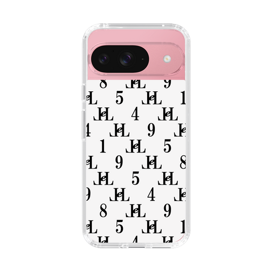 スリムプロテクションケース［ Chell classy - Monogram - White ］