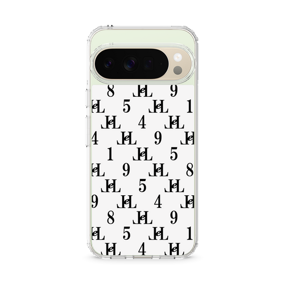 スリムプロテクションケース［ Chell classy - Monogram - White ］