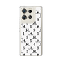 スリムプロテクションケース［ Chell classy - Monogram - White ］