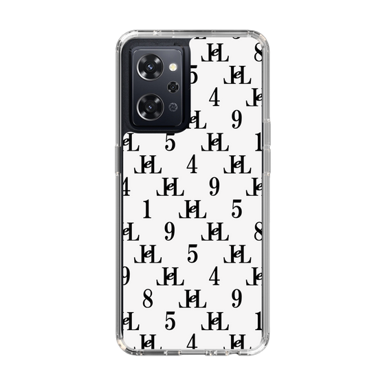 スリムプロテクションケース［ Chell classy - Monogram - White ］