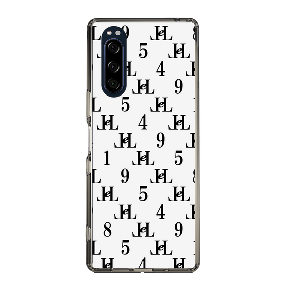 スリムプロテクションケース［ Chell classy - Monogram - White ］