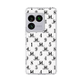 スリムプロテクションケース［ Chell classy - Monogram - White ］