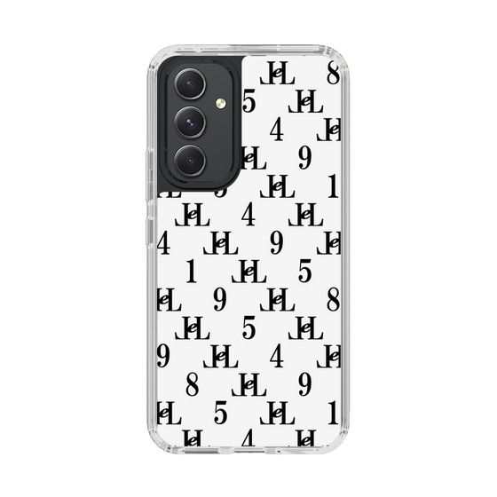 スリムプロテクションケース［ Chell classy - Monogram - White ］