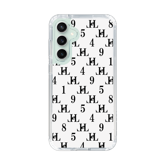 スリムプロテクションケース［ Chell classy - Monogram - White ］