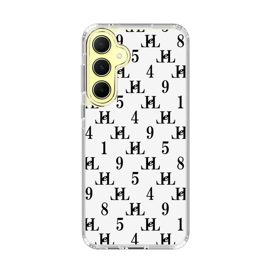 スリムプロテクションケース［ Chell classy - Monogram - White ］