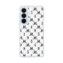 スリムプロテクションケース［ Chell classy - Monogram - White ］